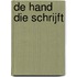 De hand die schrijft