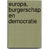 Europa, burgerschap en democratie