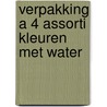 verpakking a 4 assorti Kleuren met water by Unknown