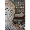 Het brein geeft te denken by G.D.J. Dingemans