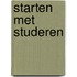 Starten met studeren