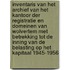 Inventaris van het archief van het kantoor der registratie en domeinen van Wolvertem met betrekking tot de inning van de belasting op het kapitaal 1945-1956
