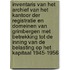 Inventaris van het archief van het kantoor der registratie en domeinen van Grimbergen met betrekking tot de inning van de belasting op het kapitaal 1945-1956