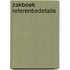 Zakboek referentiedetails