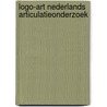 LOGO-Art Nederlands ArticulatieOnderzoek door Wenda Haasjes-Jongsma