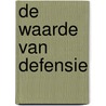 De waarde van defensie by Rem Korteweg