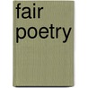 Fair poetry door Kristel Hulsebos