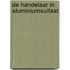 De handelaar in aluminiumsulfaat