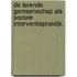 De lerende gemeenschap als sociale interventiepraktijk