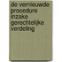 De vernieuwde procedure inzake gerechtelijke verdeling