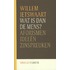 Wat is dan de mens?