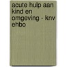 Acute hulp aan kind en omgeving - KNV EHBO door Frits Schut