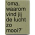 ‘Oma, waarom vind jij de lucht zo mooi?’