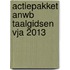 Actiepakket ANWB Taalgidsen VJA 2013