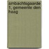 Ambachtsgaarde 1, gemeente Den Haag