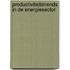Productiviteitstrends in de energiesector