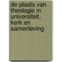 De plaats van theologie in universiteit, kerk en samenleving
