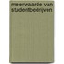Meerwaarde van studentbedrijven