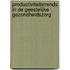 Productiviteitstrends in de geestelijke gezondheidszorg