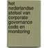Het Nederlandse stelsel van corporate governance code en monitoring