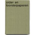 Order- en toonderpapieren