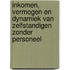 Inkomen, vermogen en dynamiek van zelfstandigen zonder personeel