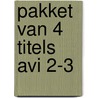 Pakket van 4 titels AVI 2-3 door Onbekend