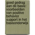 Goed gedrag aan de basis: voorbeelden van Positive Behavior Support in het basisonderwijs