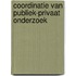 Coordinatie van publiek-privaat onderzoek