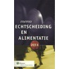 Memo echtscheiding en alimentatie 2013 door O.I.M. Ydema