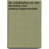 De ontwikkeling van een itembank voor Wetenschapsorientatie door Fred Verbeek