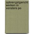 Opbrengstgericht werken in vensters PO