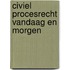Civiel procesrecht vandaag en morgen