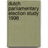 Dutch parliamentary election study 1998