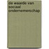 De waarde van sociaal ondernemerschap