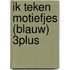 Ik teken motiefjes (blauw) 3plus