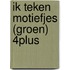 Ik teken motiefjes (groen) 4plus