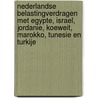 Nederlandse belastingverdragen met Egypte, Israel, Jordanie, Koeweit, Marokko, Tunesie en Turkije door H.N. de Bruijn