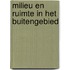 Milieu en ruimte in het buitengebied
