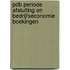 PDB periode afsluiting en bedrijfseconomie boekingen