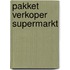 Pakket verkoper supermarkt