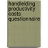 Handleiding productivity costs questionnaire