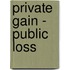 Private gain - public loss