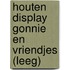 Houten display Gonnie en vriendjes (leeg)