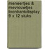 Meneertjes & Mevrouwtjes toonbankdisplay 9 x 12 stuks