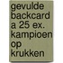 Gevulde backcard a 25 ex. Kampioen op krukken