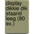 Display Dikkie Dik staand leeg (80 ex.)