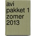 AVI pakket 1 Zomer 2013