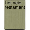 HET NEIE TESTAMENT door Lambers-nies