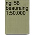 NGI 58 BEAURAING 1:50.000